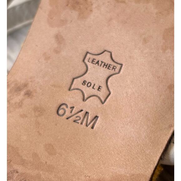 Tory Burch Cream White Ankle Strappy Strap Sandals US Size 6.5 M 6.5M - Picture 7 of 8